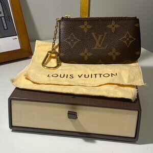 Authentic Pre-owned Louis Vuitton Pochette Cle (Key Pouch) Full Inclusion COA